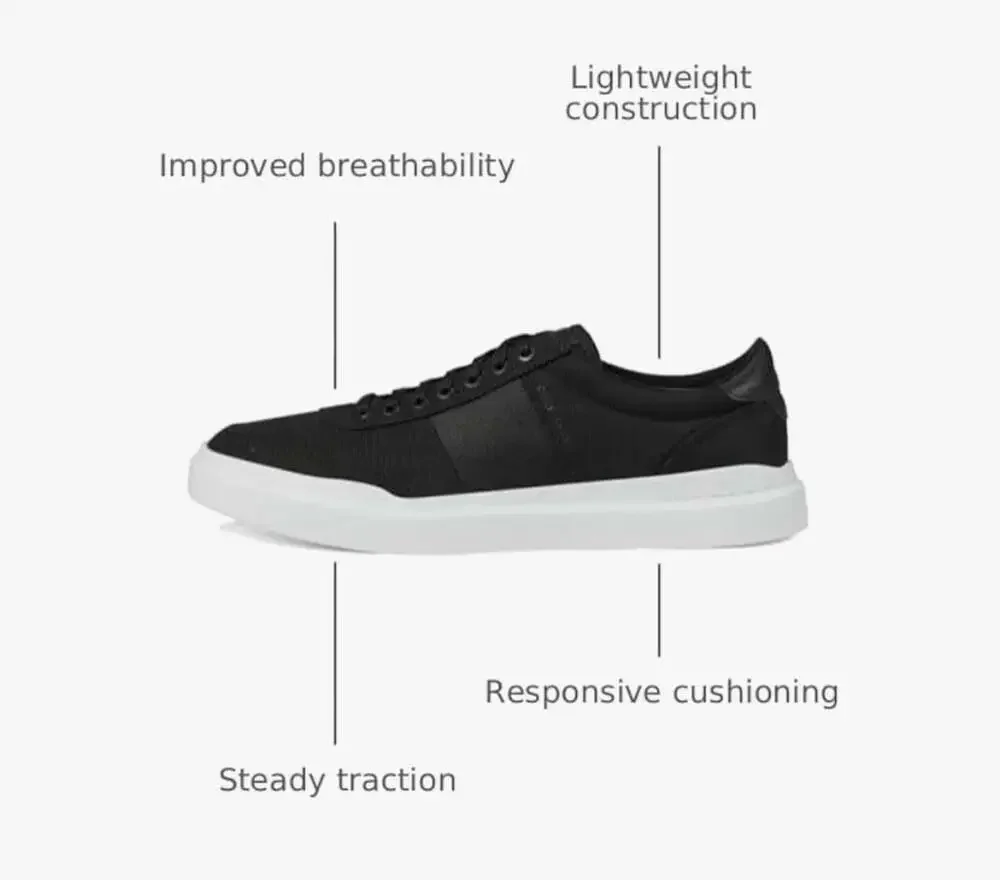 Cole Haan Men’s Grandpro Rally Court 2, Sz. 7W, Black & White